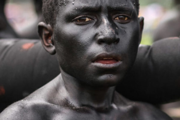 Goroka, 2014. A ‘snake dancer’.