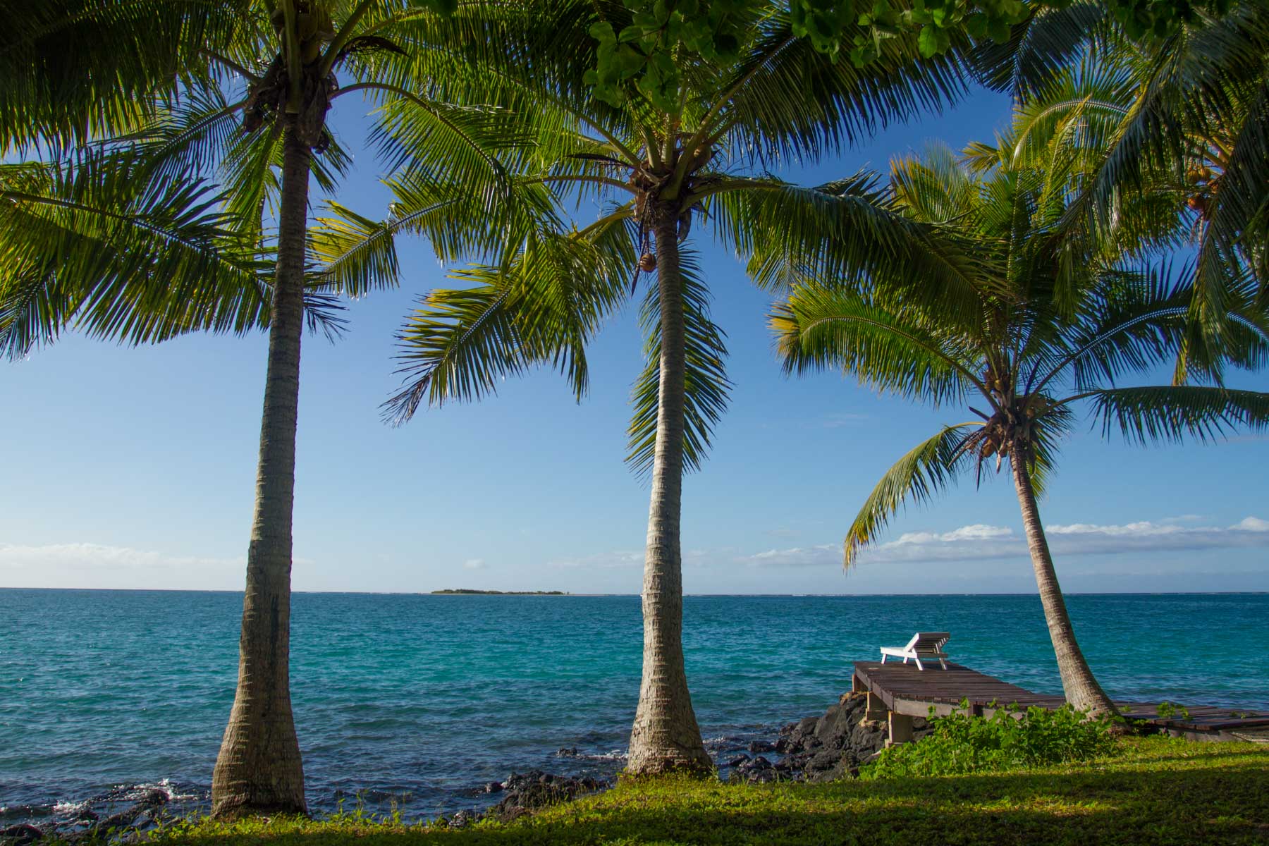 One of the numerous places to relax at the Va-i-moana Seaside Lodge