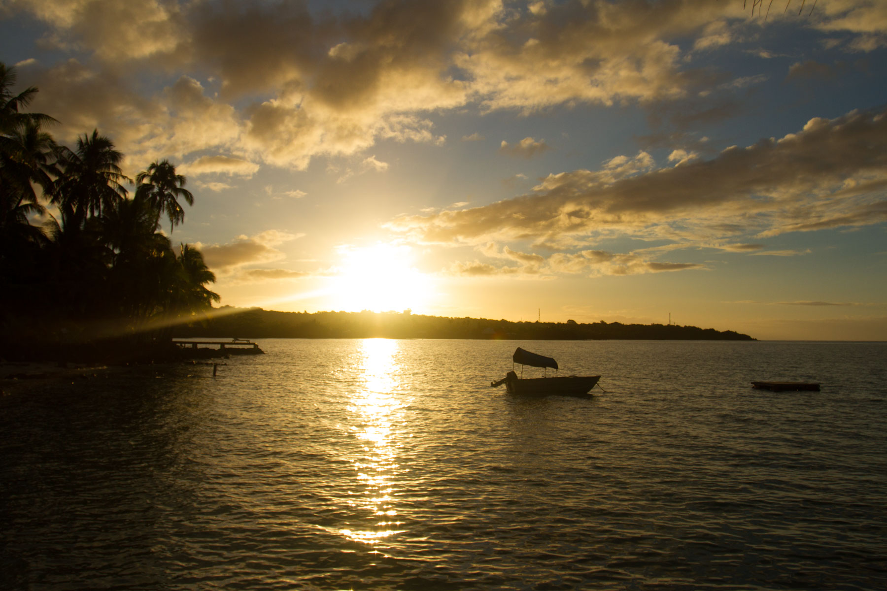 A spectacular sunset