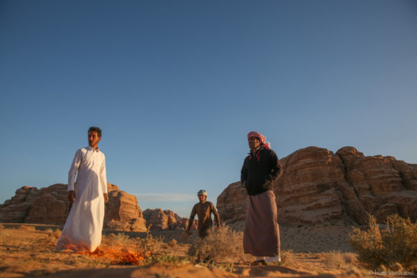 Wadi Rum is home to the Zalabia Bedouin, many of whom now run eco-adventure tourism initiatives, guiding people through the desert.