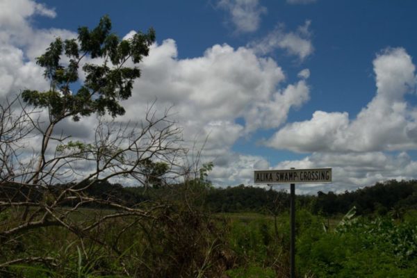 The Alika Swamp crossing