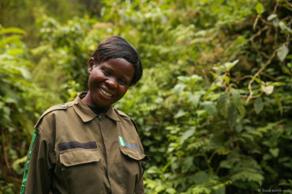 Our guide, Odile, one of four women who work as professional guides at the park