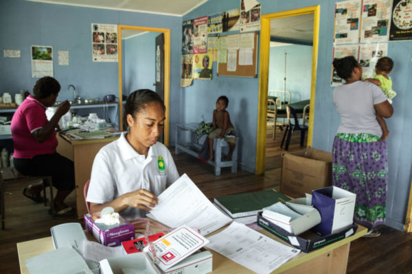 Papa, Central Province, 2013. Local clinics, such as the Papa Health Clinic, provide vital health needs to people in local communities.